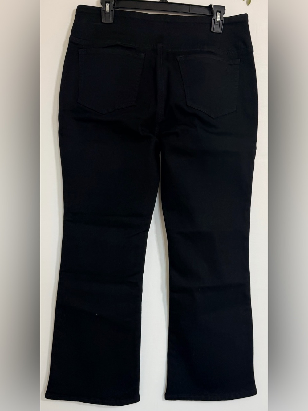 DG2 by Diane Gilman Pull On Black Bootcut Jeans - Picture 7 of 7